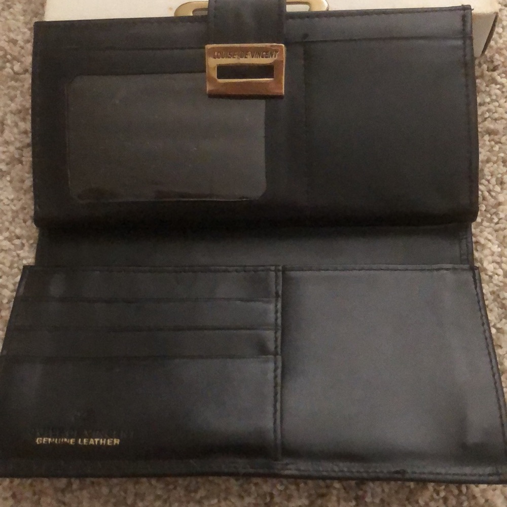 NWOT Louise De Vincent Genuine Leather Wallet - Picture 5 of 7